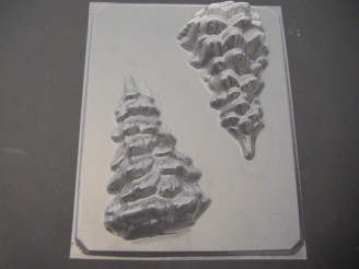 233 3D Pine Christmas Tree Chocolate Candy Mold